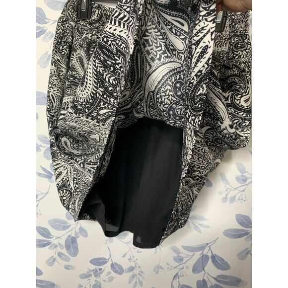 Loft Paisley Print Above The Knee Skirt Size S - Picture 4 of 5